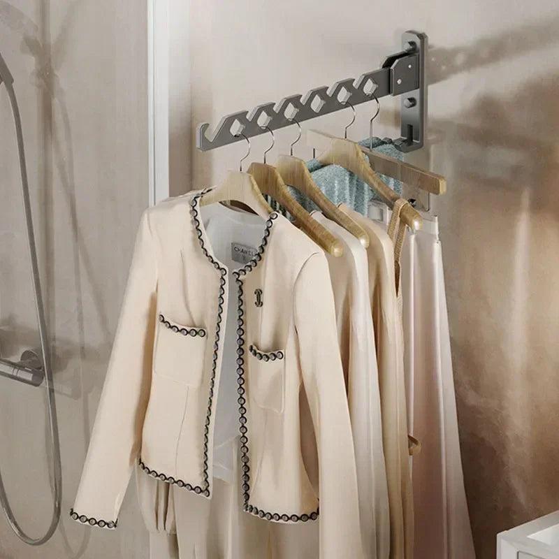 Clothes Drying Rack Collapsible Adjustable Angle Clothes Hanger