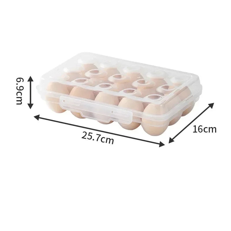 Egg Holder Plastic Egg Storage Box Egg Organizer