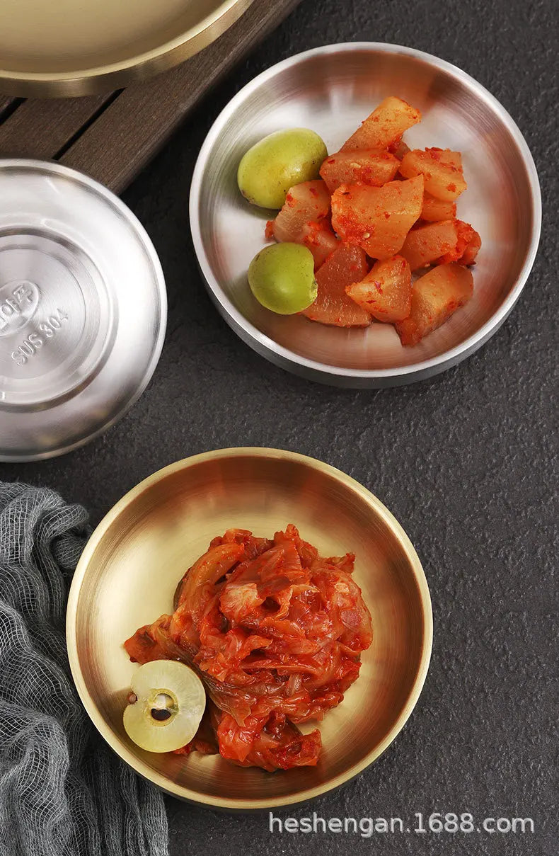 Korean 304 Stainless Steel Sauce Dish Small Dish