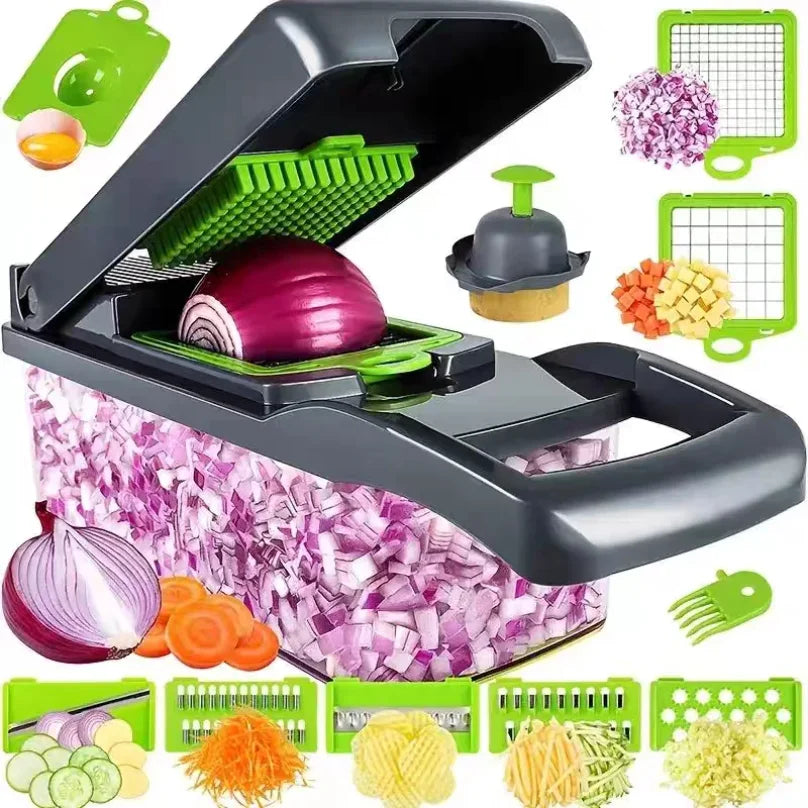 Vegetable Cutter 5-In-1 Food Chopper Tomato Carrot Cheese