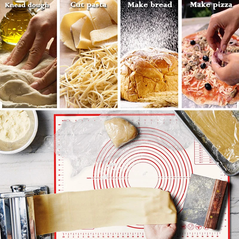 Silicone Pastry Mat Measurements 16x24inch Large Non Stick