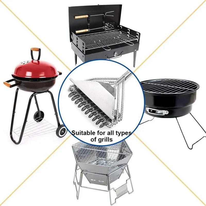 Safe Grill Brush Bbq Rack Scraper Bbq Rack