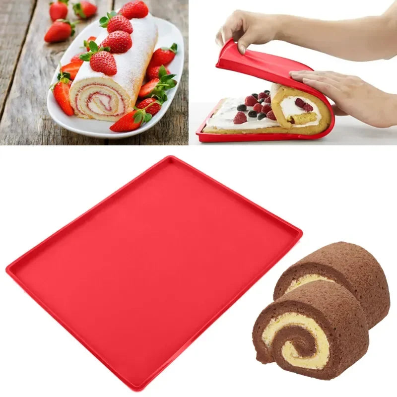 Silicone Baking Mat Cake Roll Pad Molds Macaron