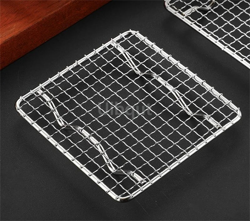 Square Bbq Net Rack Meshes Stainless Steel 304