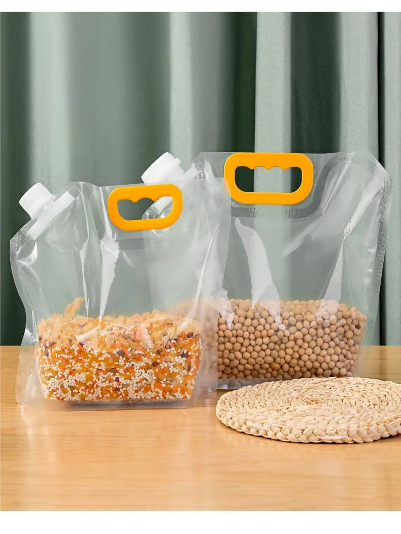 Sealable Grain Storage Bag Insect Proof Rice Dispenser