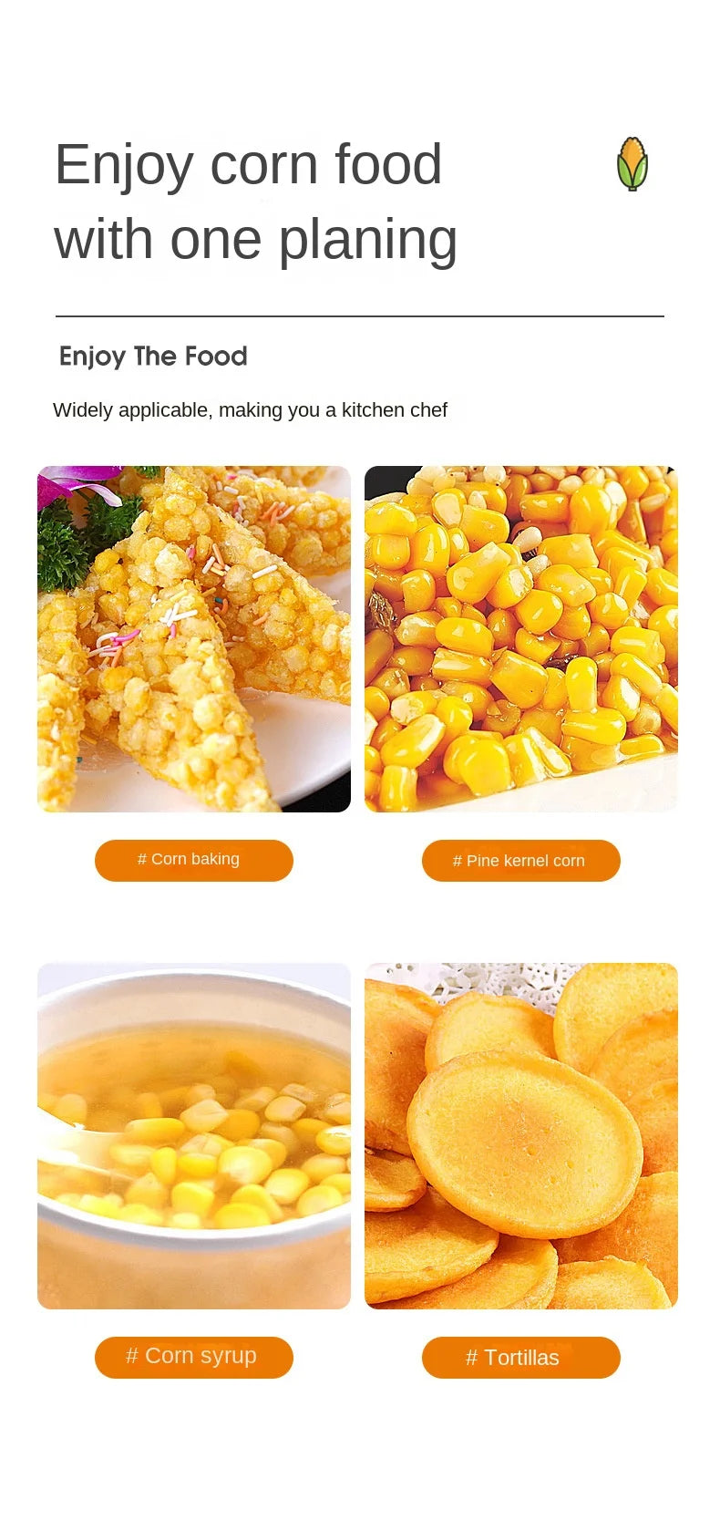 Stainless Steel Corn Stripper Peeler Cob Cutter Thresher