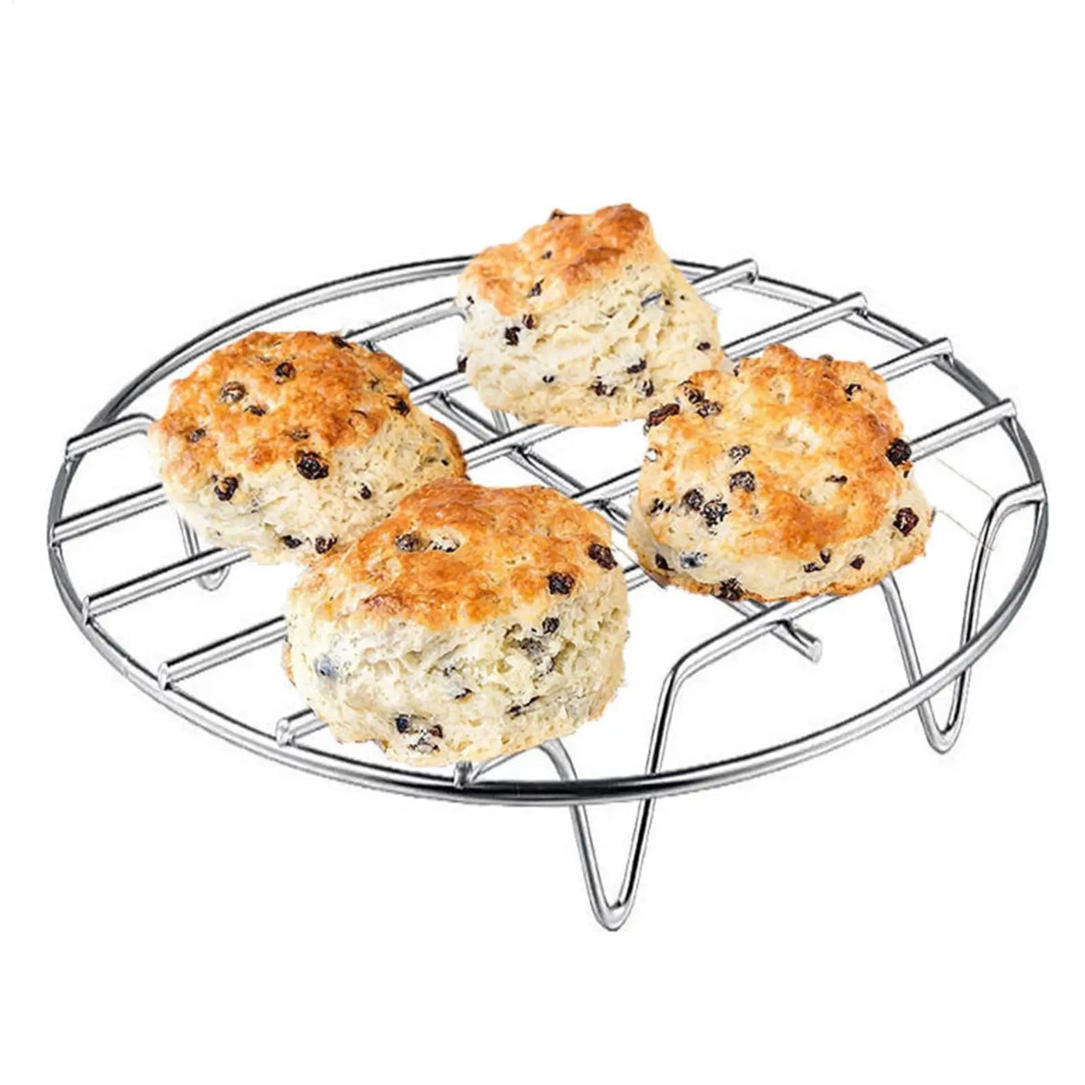 Round Cooling Rack Stainless Steel Cooking Steaming Roasting