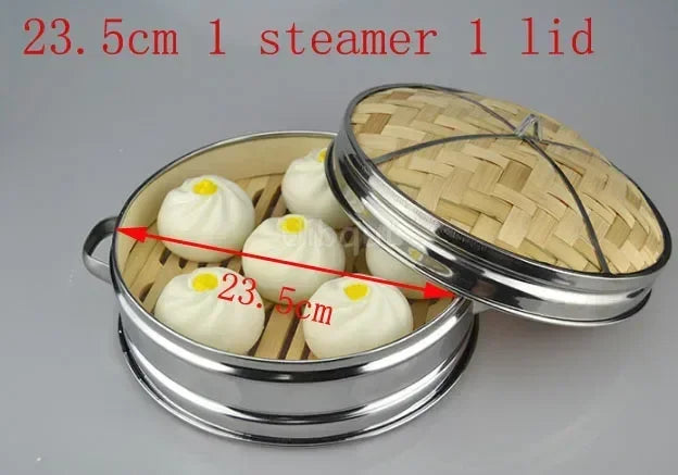 Stainless Steel Cookware Bamboo Steamer Bamboo Steamer Rice