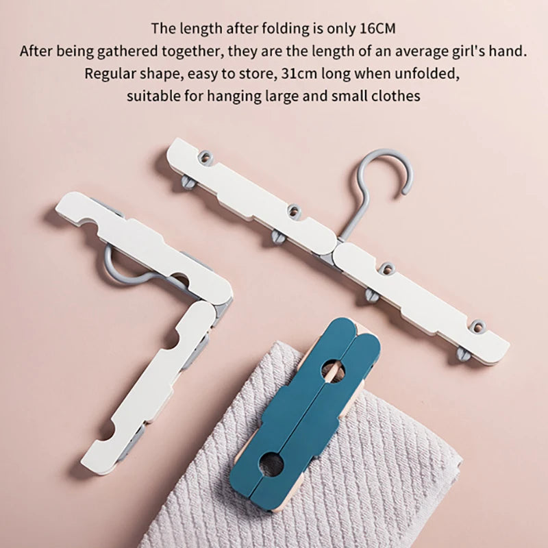 Travel Folding Hanger Mini Hangers Drying Rack Outdoor