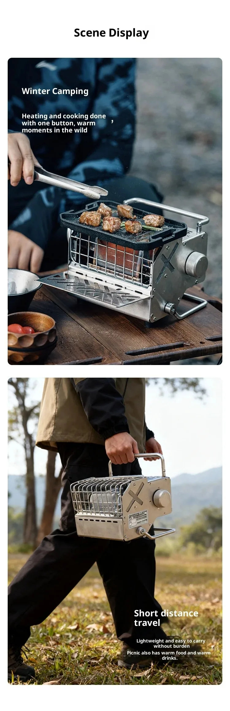 Goout Stringhill Heater Outdoor Car Gas Stove Fishing