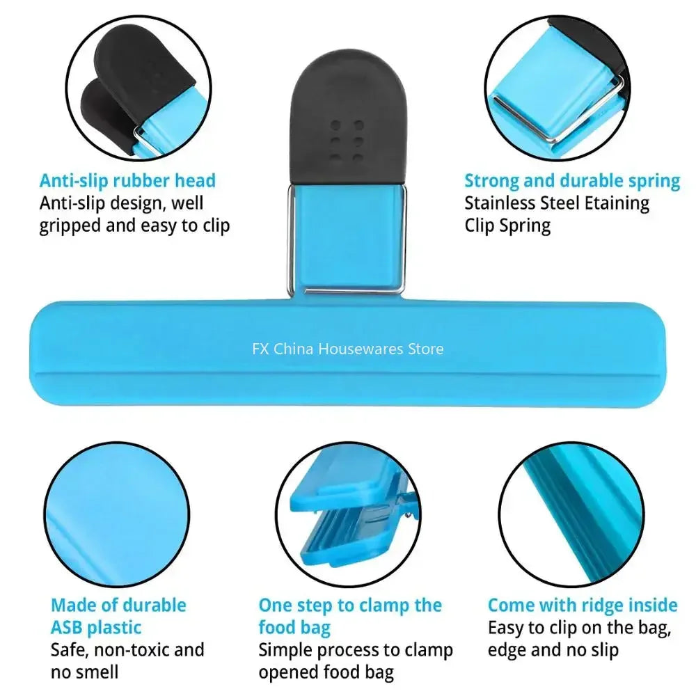 Large Chip Bag Clips - Plastic Assorted Sizes