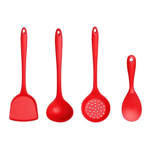 1-4pcs Non-Stick Spatula Shovel Soup Spoon Colander Rice