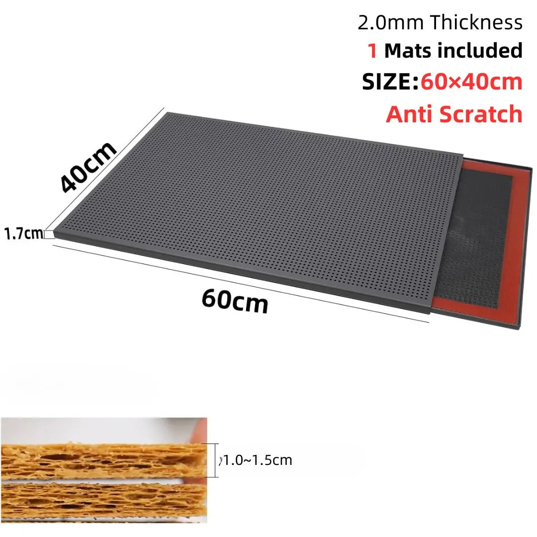 Puff Pastry Baking Tray Mille Feuille Rectangular Pastry