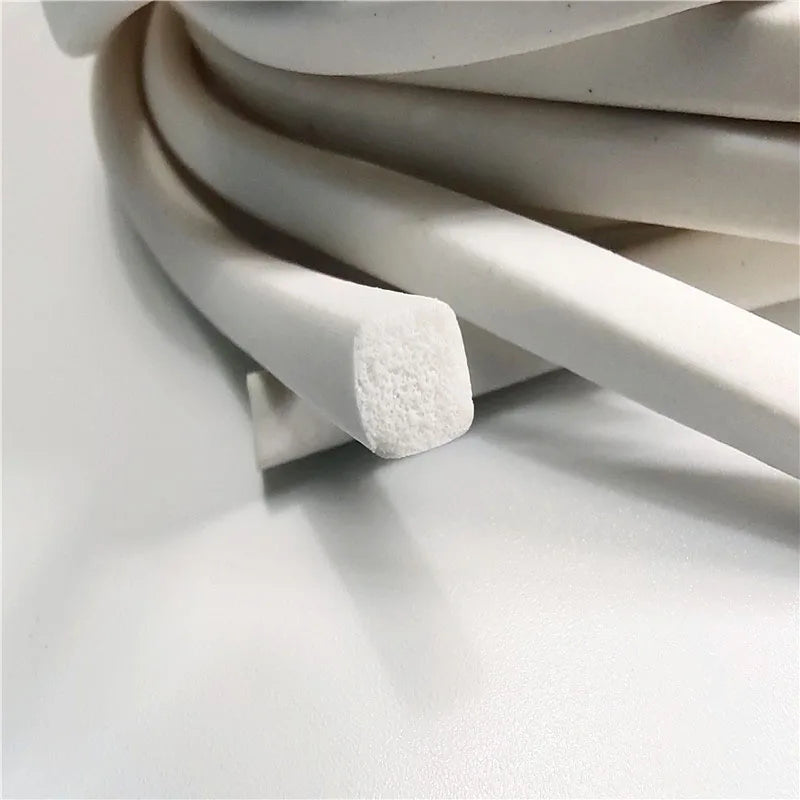 Length 1m To 10m Square White Silicone Foaming