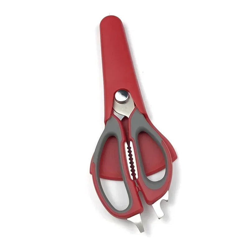 Stainless Steel Scissors Meat Chicken Bone Shears Bbq