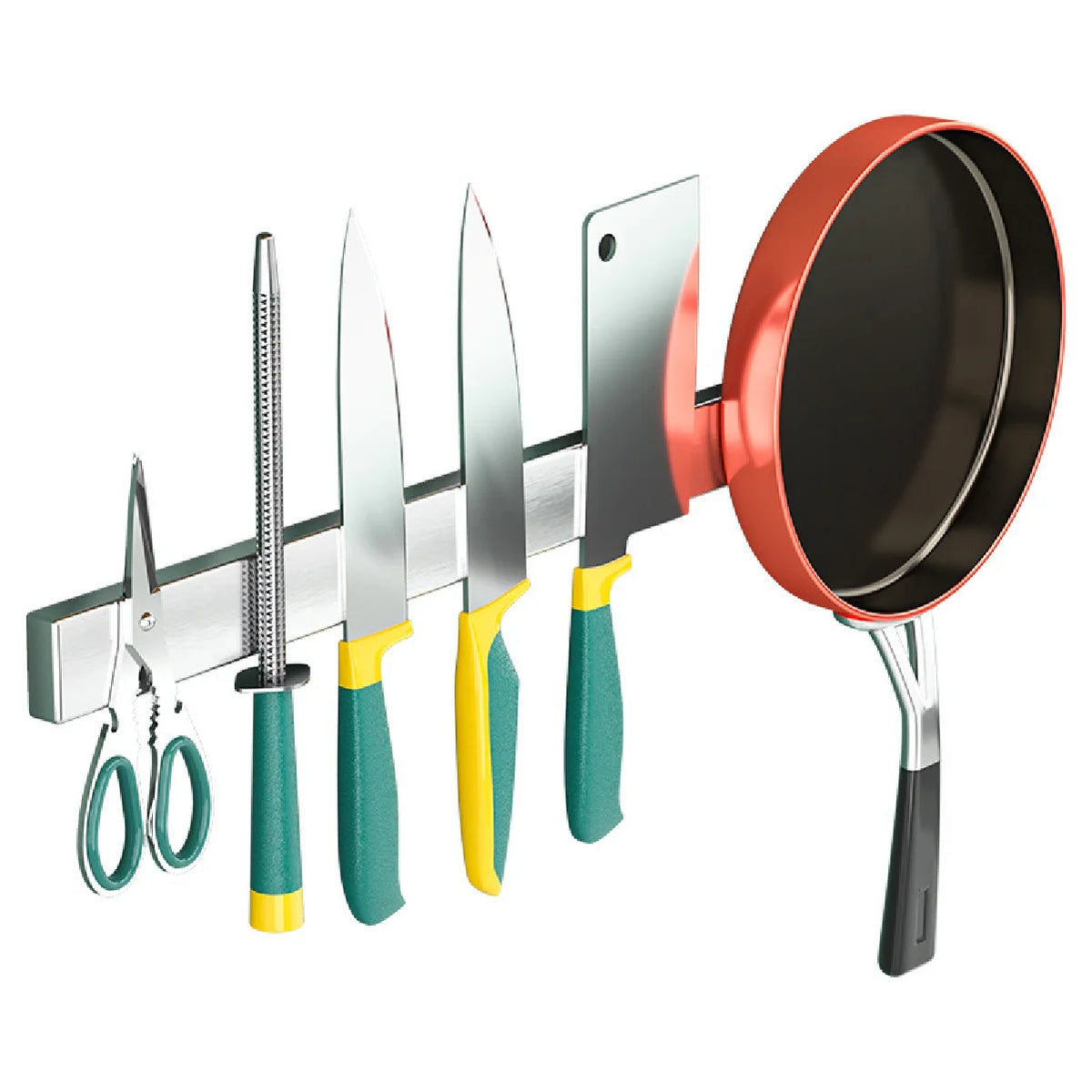 No Drill Magnetic Knife Holder Wall Strong Magnet