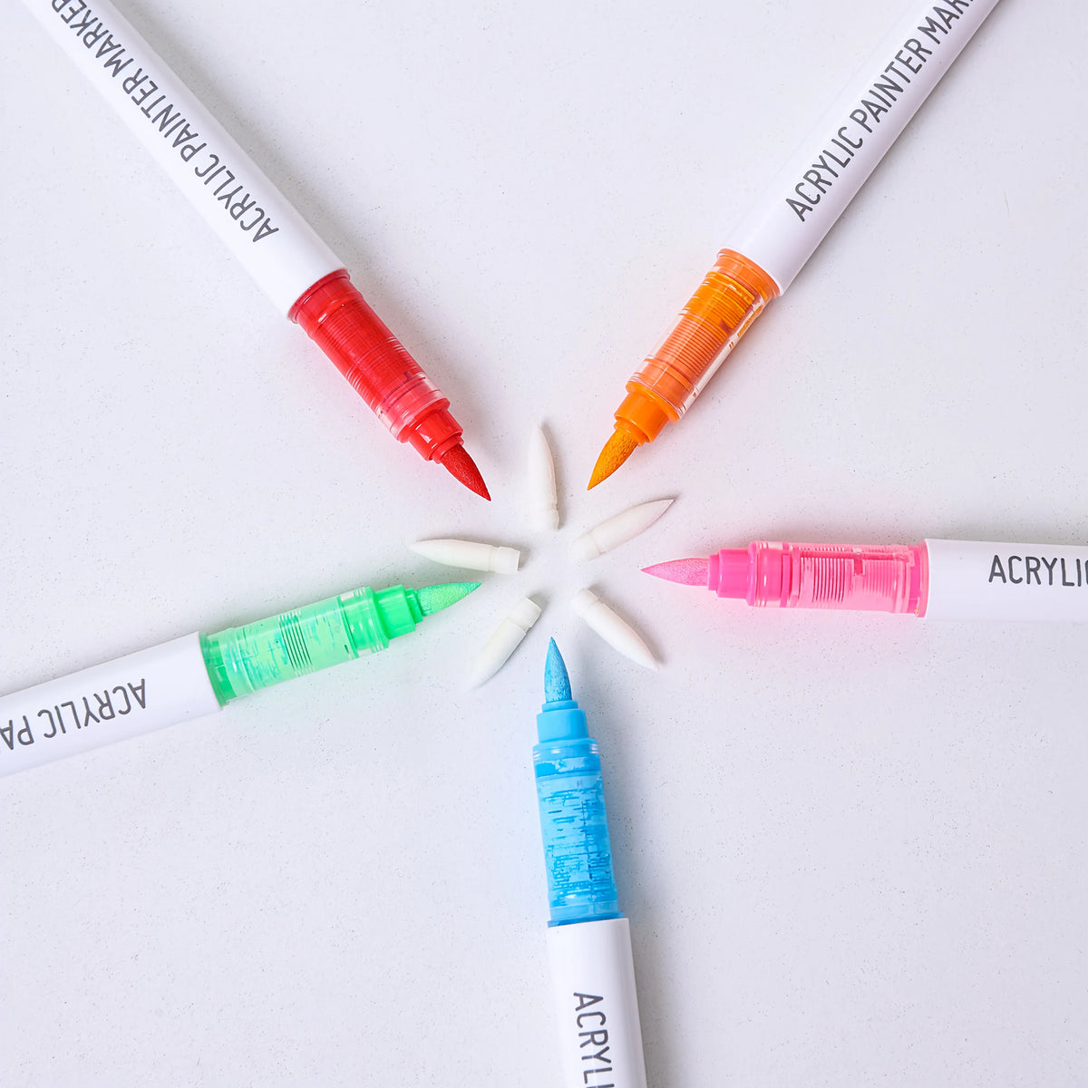 96/192/240/288 Colors Direct Liquid Acrylic Paint Pens Brush