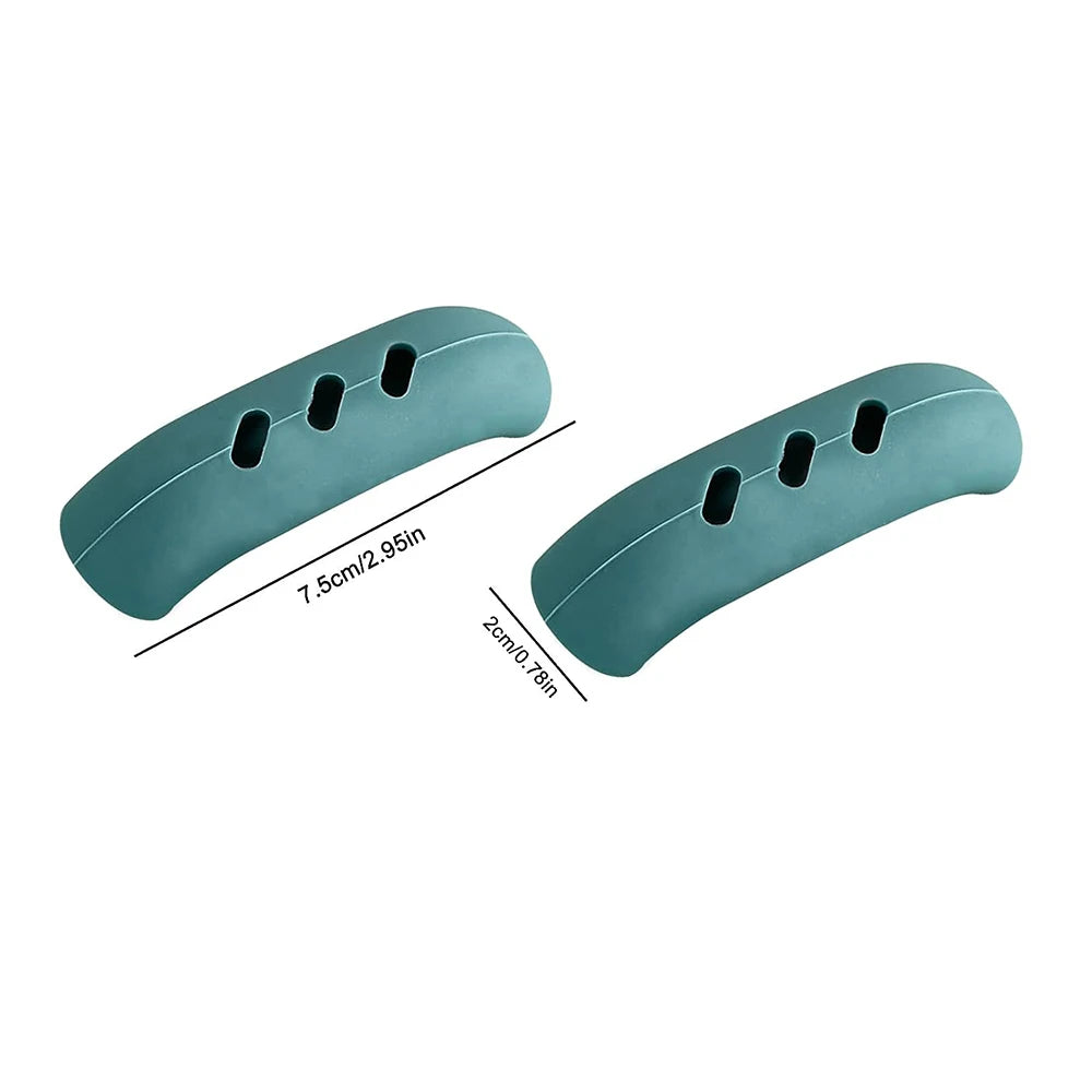 2pcs Silicone Pan Handle Cover Heat Insulation Assist