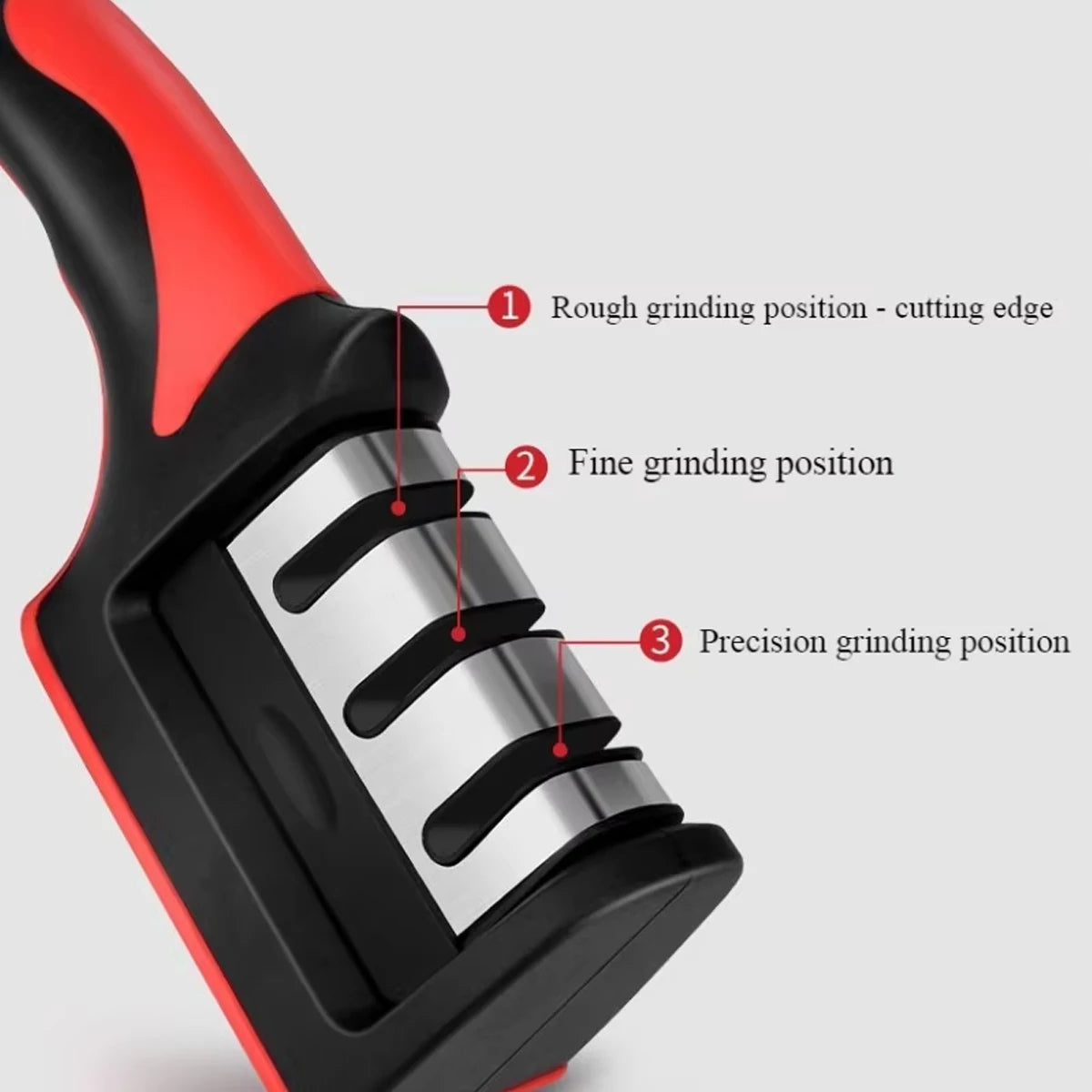 3/4 Segment Knife Sharpener Sharpening Stone Non Slip