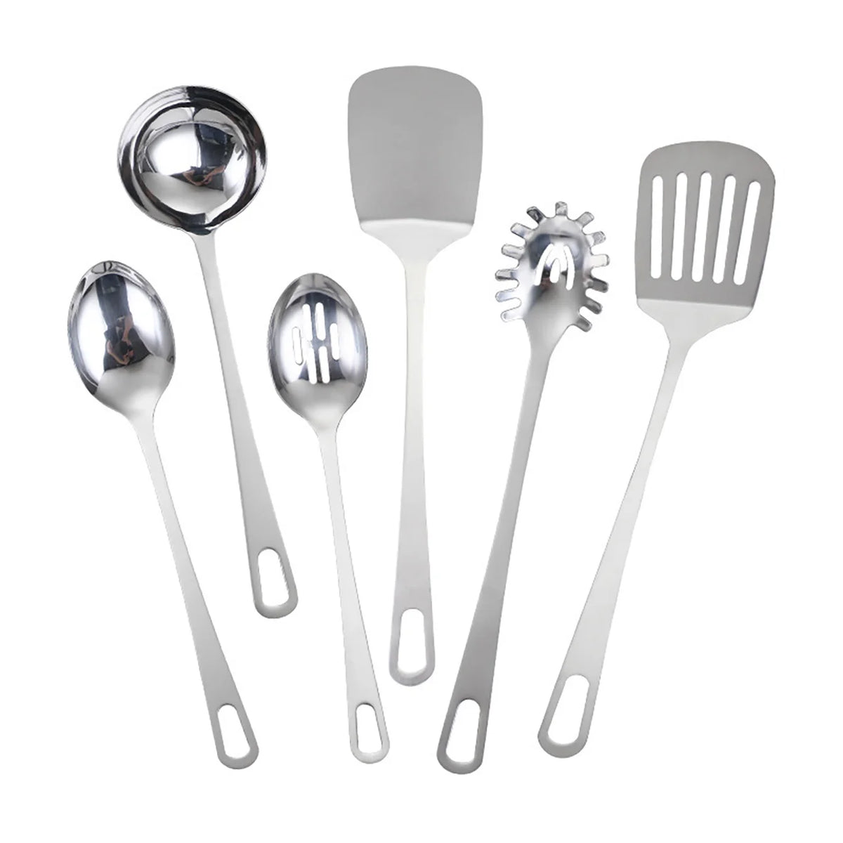 Stainless Steel Spatulas Metal Spatula Solid & Slotted