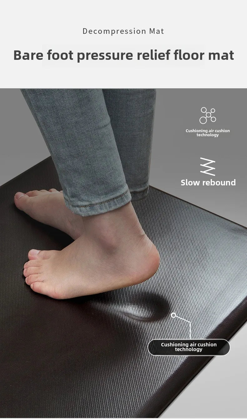 Mat Cushioned Anti Fatigue Ultra Thick Pu Leather
