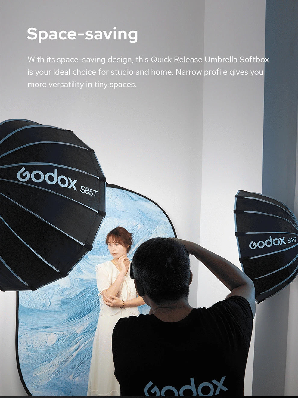 Godox S65t S85t S120t Umbrella Style Quick Installation