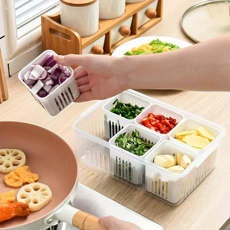 Food Storage Containers Lids Airtight Refrigerator Food Fresh