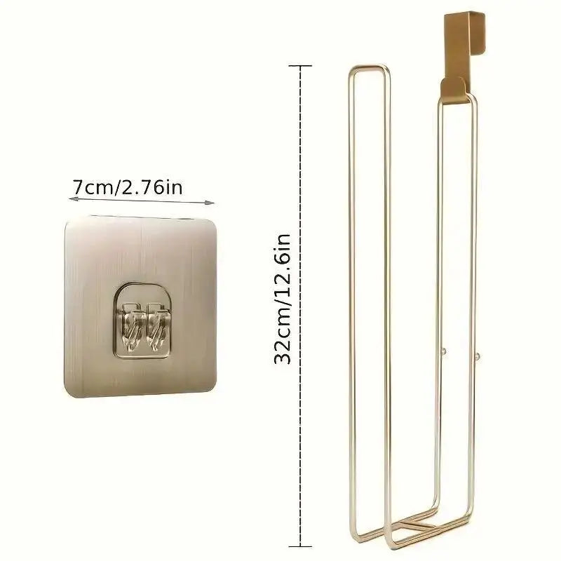 1/2/3pcs Wall Mounted Bathroom Organizer No Drill Paper
