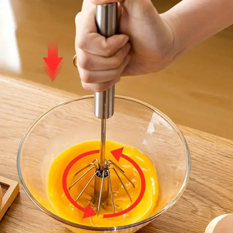 Stainless Steel Semi-Automatic Egg Beater Whipping Cream