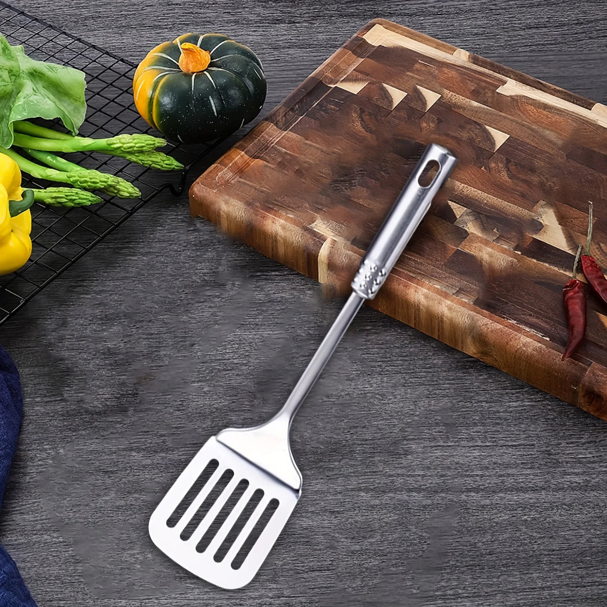 1pc Stainless Steel Utensils Cooking Shovels Frying Shovels