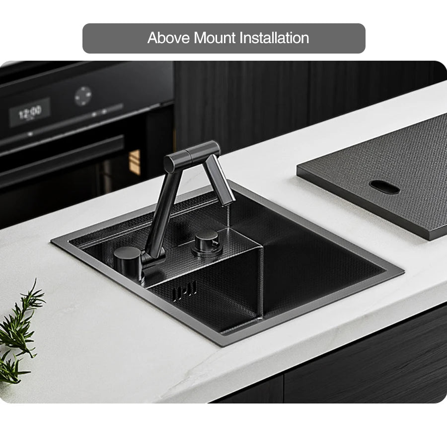 Asras Sus 304 Nanometer Hidden Island Sink Rice