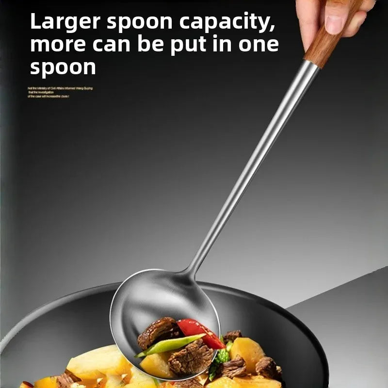 Utensils Wok Spatula Iron Ladle Spatula Stainless Steel