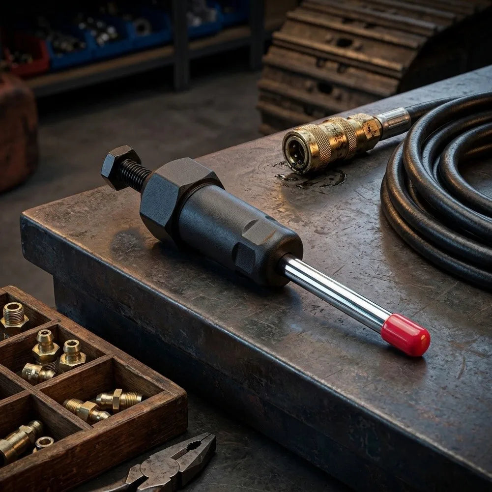 Heavy-Duty Grease Fitting Cleaner Clear Blocked Lubrication Lines