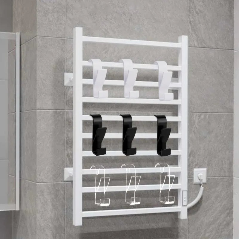 3/15pcs Bathroom Hanger Clips Heated Towel Radiator Rail