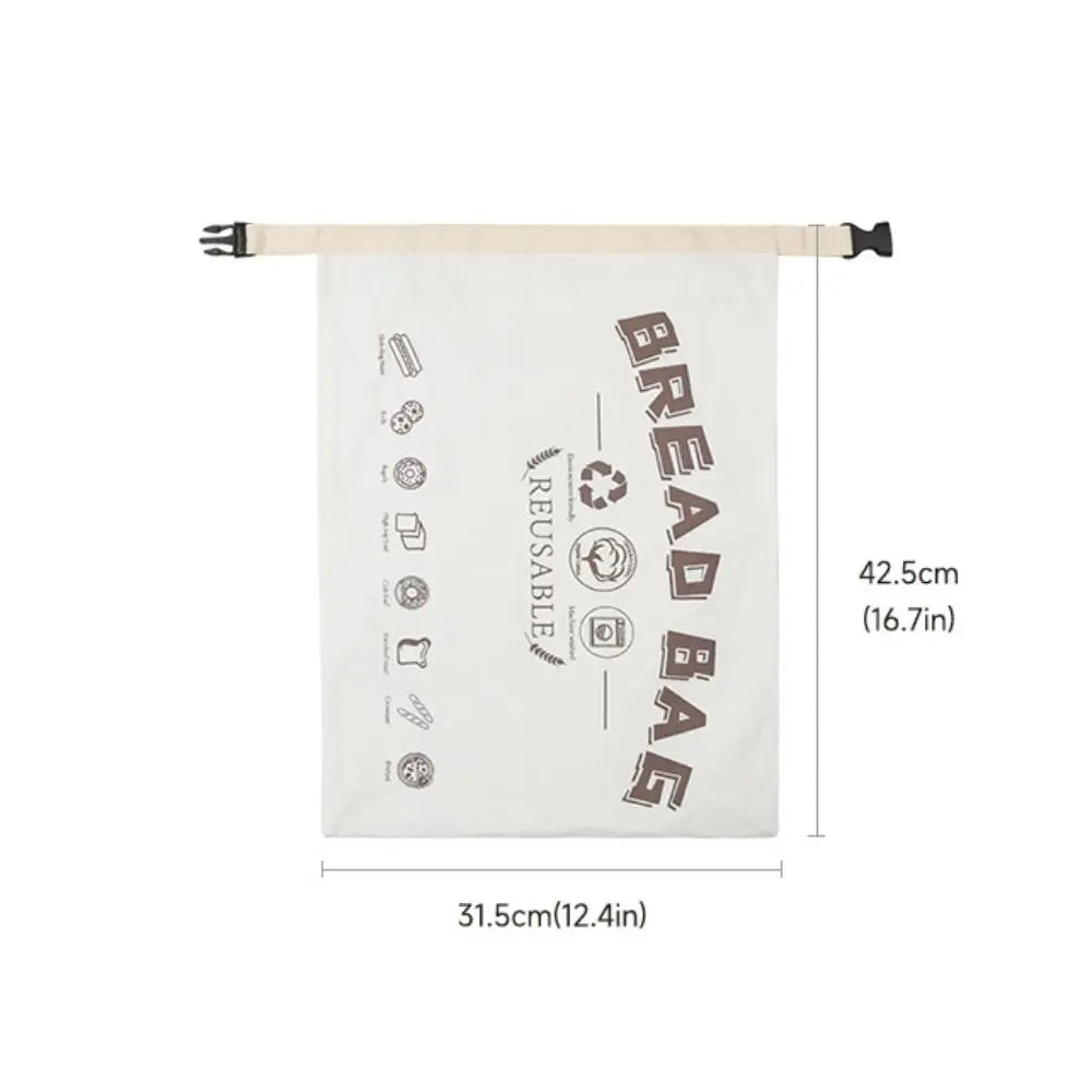 Food Grade Reusable Bread Bag Made Of Cotton