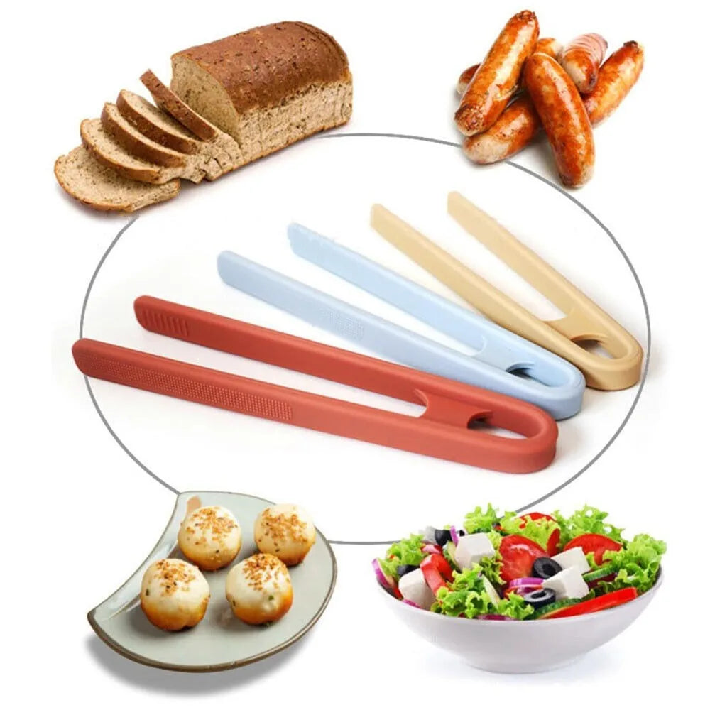Silicone Food Tongs Long Handle Mini Silicone Small
