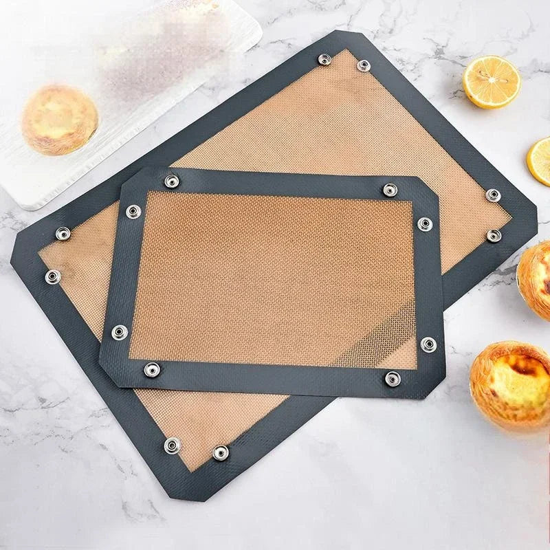 Silicone Baking Mat Button Non-Stick Reusable Heat Resistant
