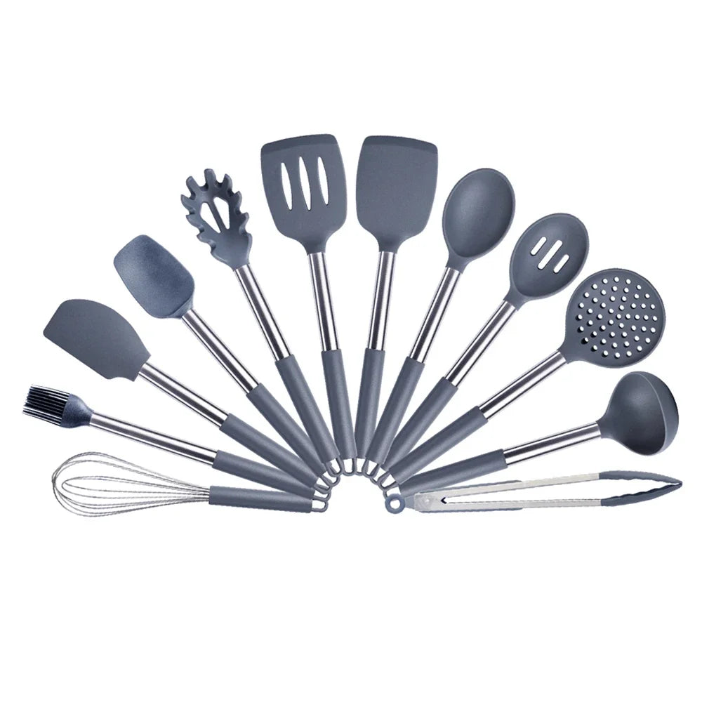 Quality Silicone Utensils Cooking Non Stick Kitchenware Heat