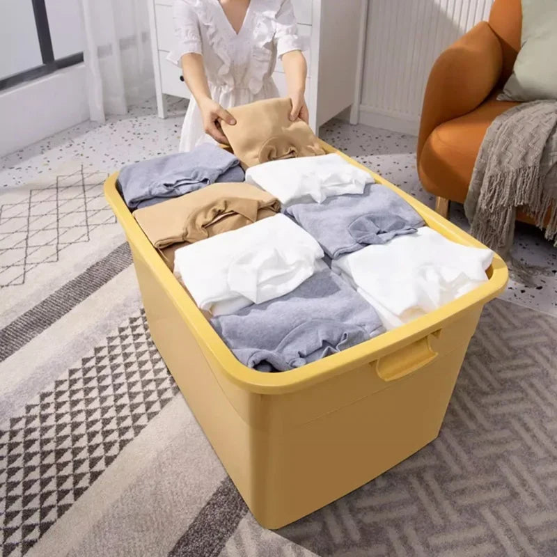 Extra Large Plastic Storage Box Heavy-Duty Reinforced Moving