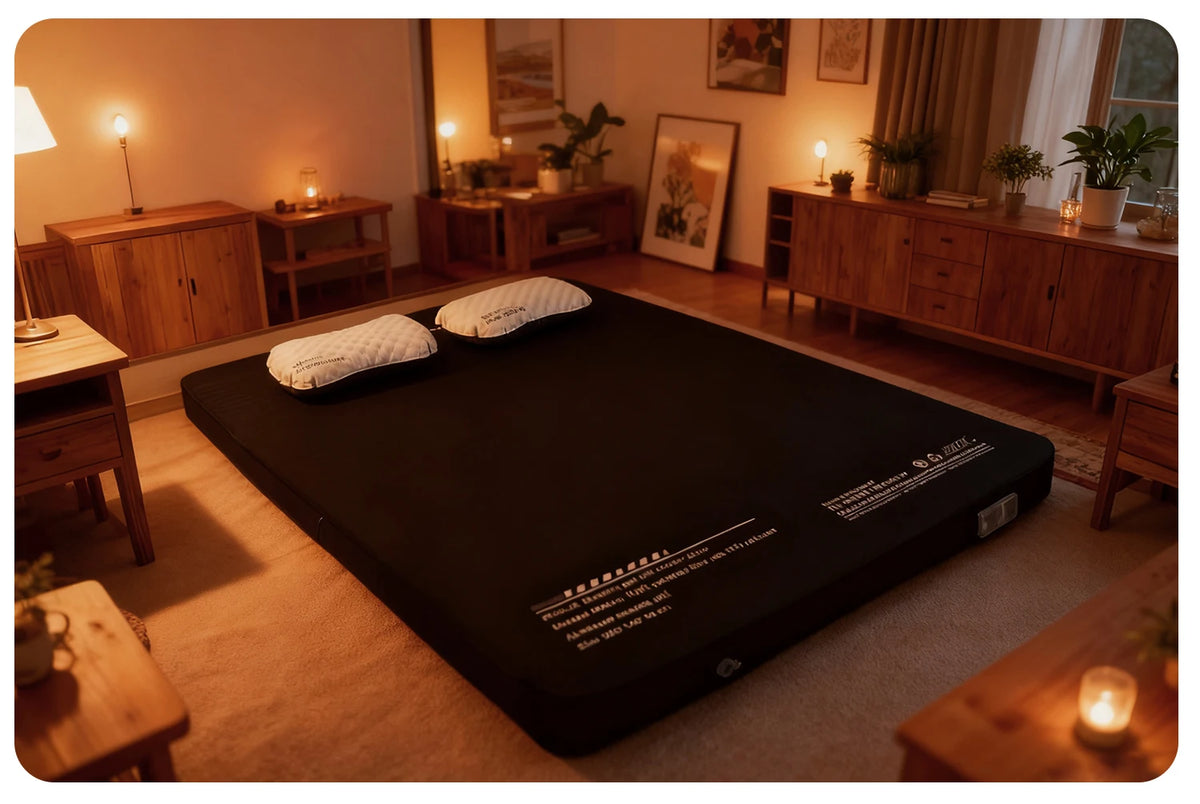 Thickened Sponge Pad Outdoor Mattress Integrated Air Pump