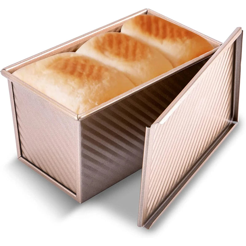 Lmetjma Pullman Loaf Pan Lid Lb Non-Stick Bread