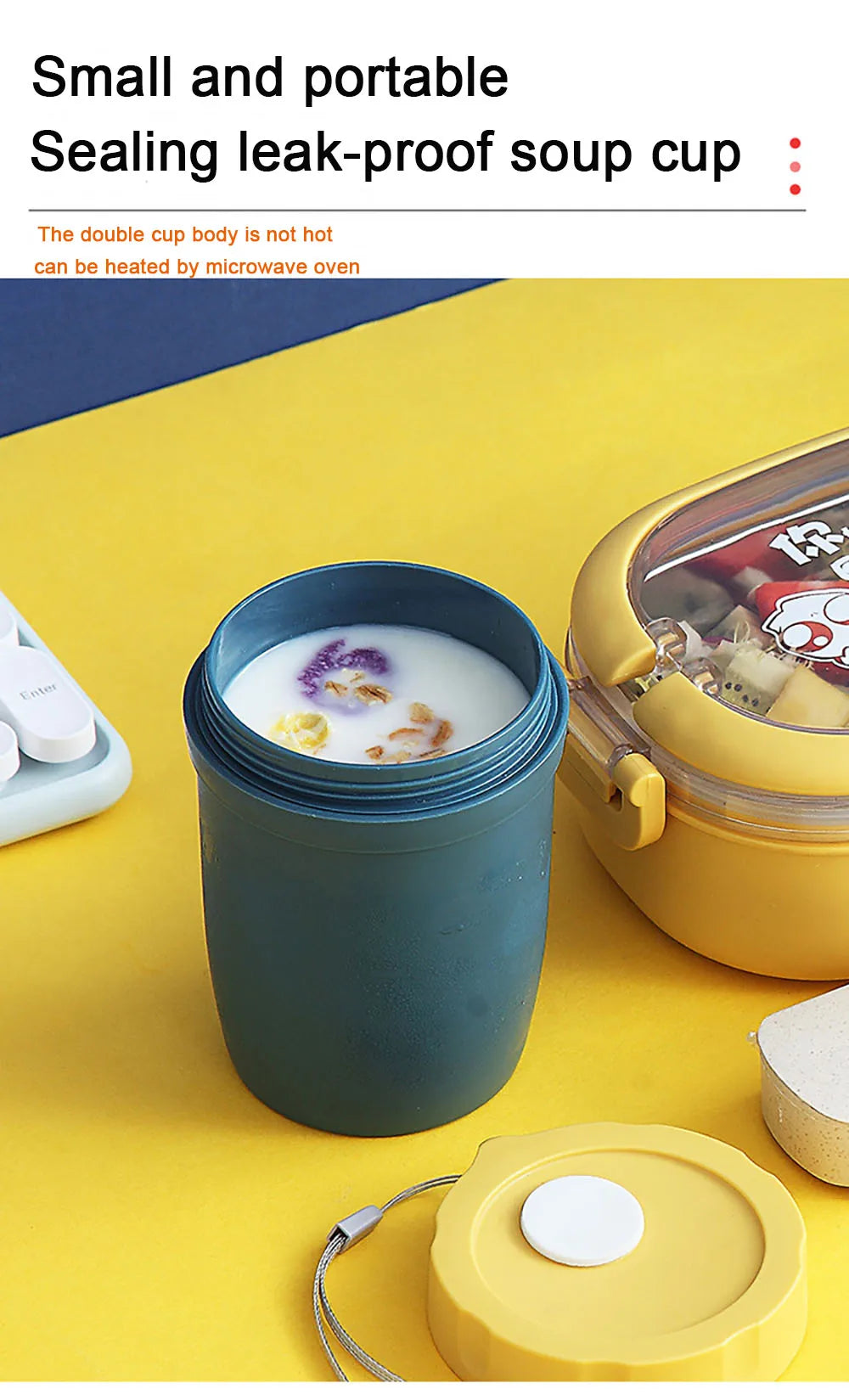 Multi-Layer Bento Box Thermal 304 Stainless Steel Lunch