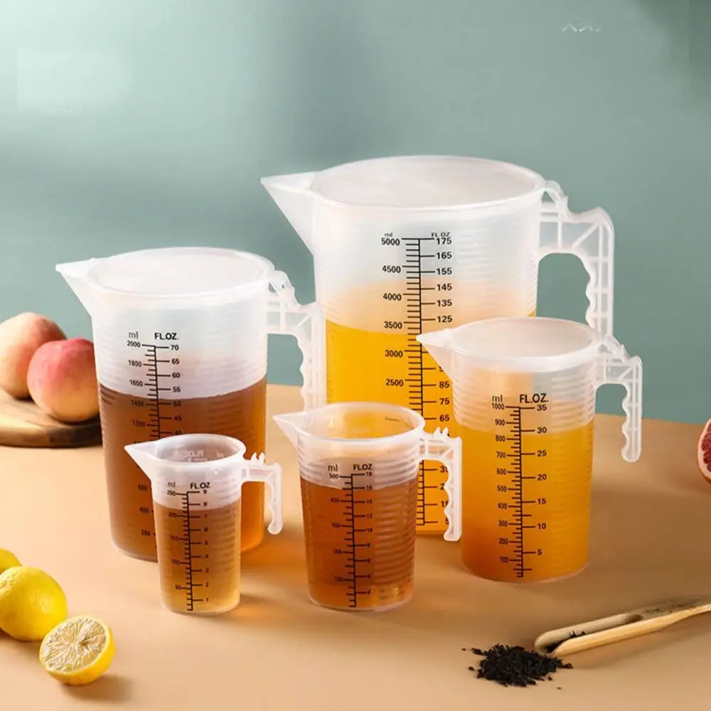 100/250/500/1000ml Plastic Measuring Cups Jugs Liquid Container