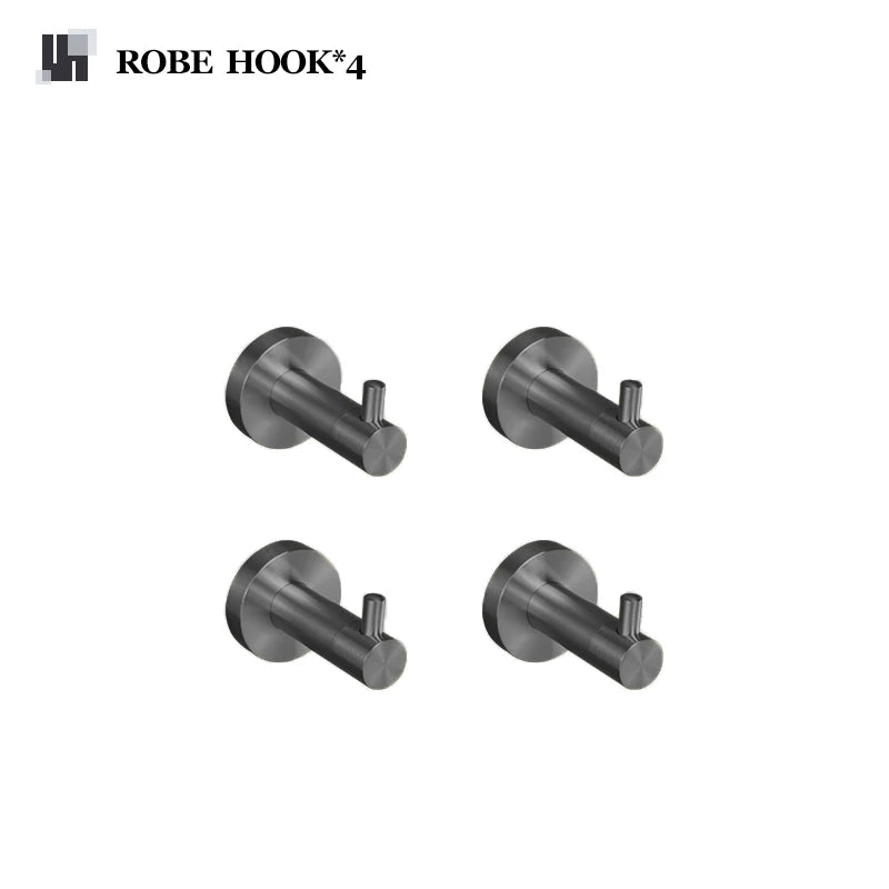 Gray Bathroom Hardware Cup Rack Towel Rack Toilet