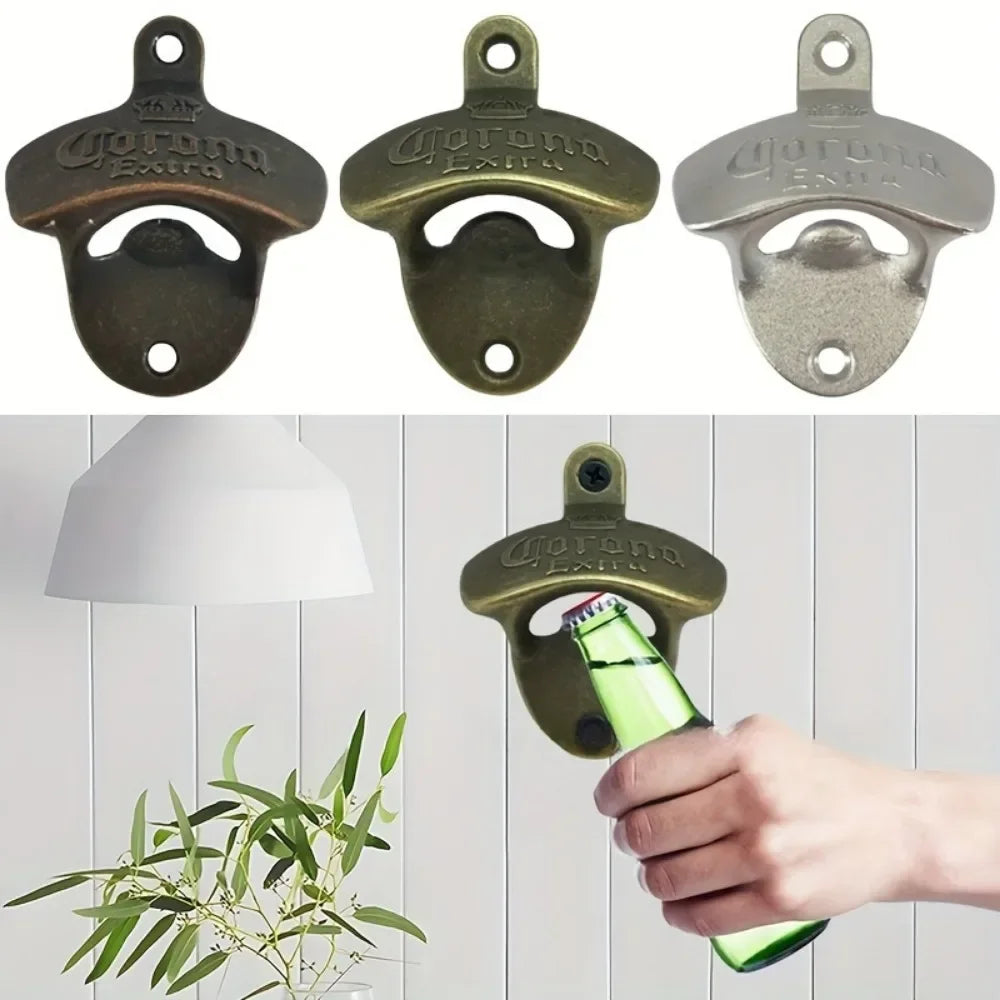 1/3pcs Corona Extra Wall Mounted Bottle Opener Screws