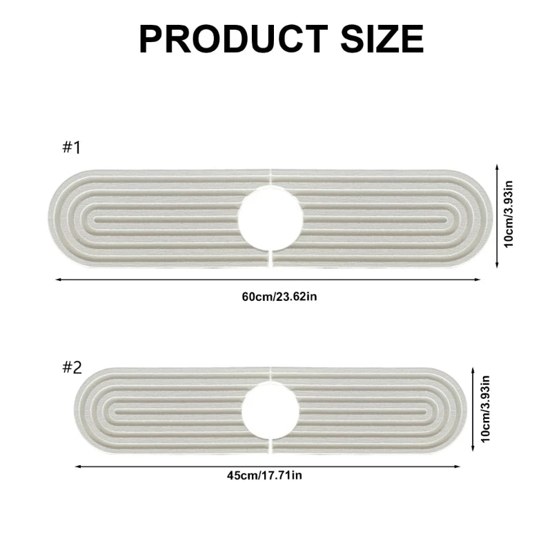 Sink Diatomite Absorbent Mats Sink Mats Quick Drying