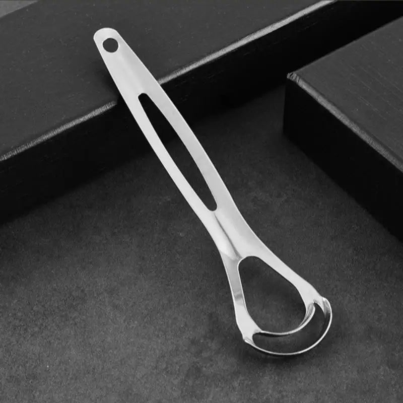 Stainless Steel Tongue Scraper Cleaner Scrapers Brush Mouth