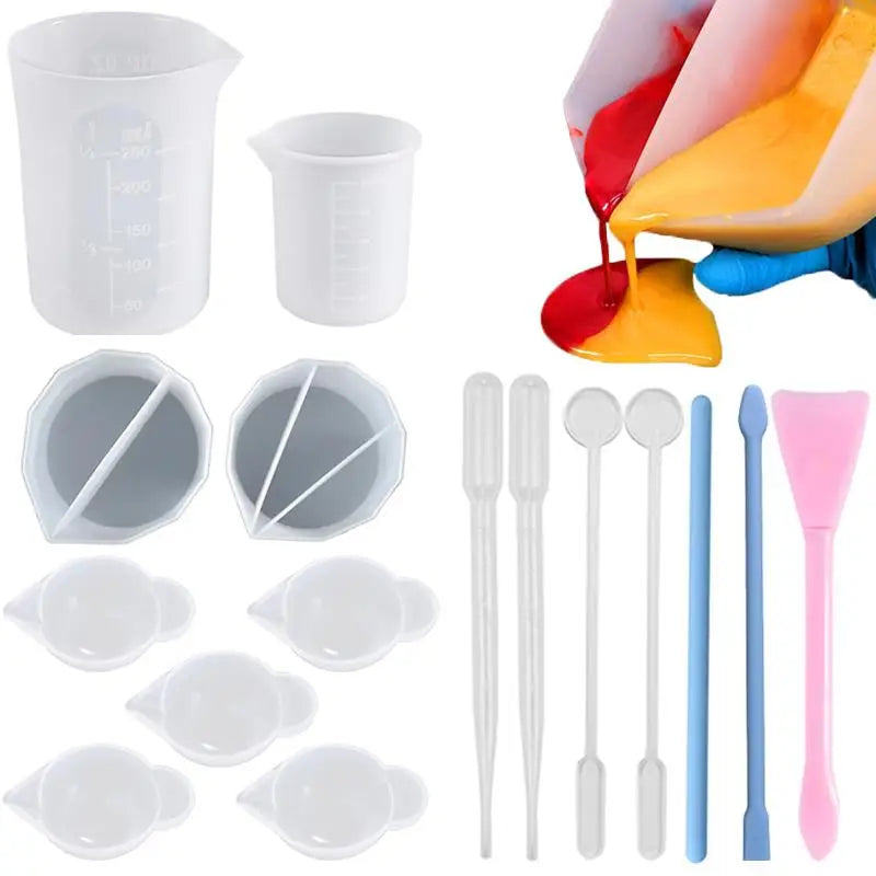 Silicone Stir Bar Mix Cup Mold Epoxy Resin