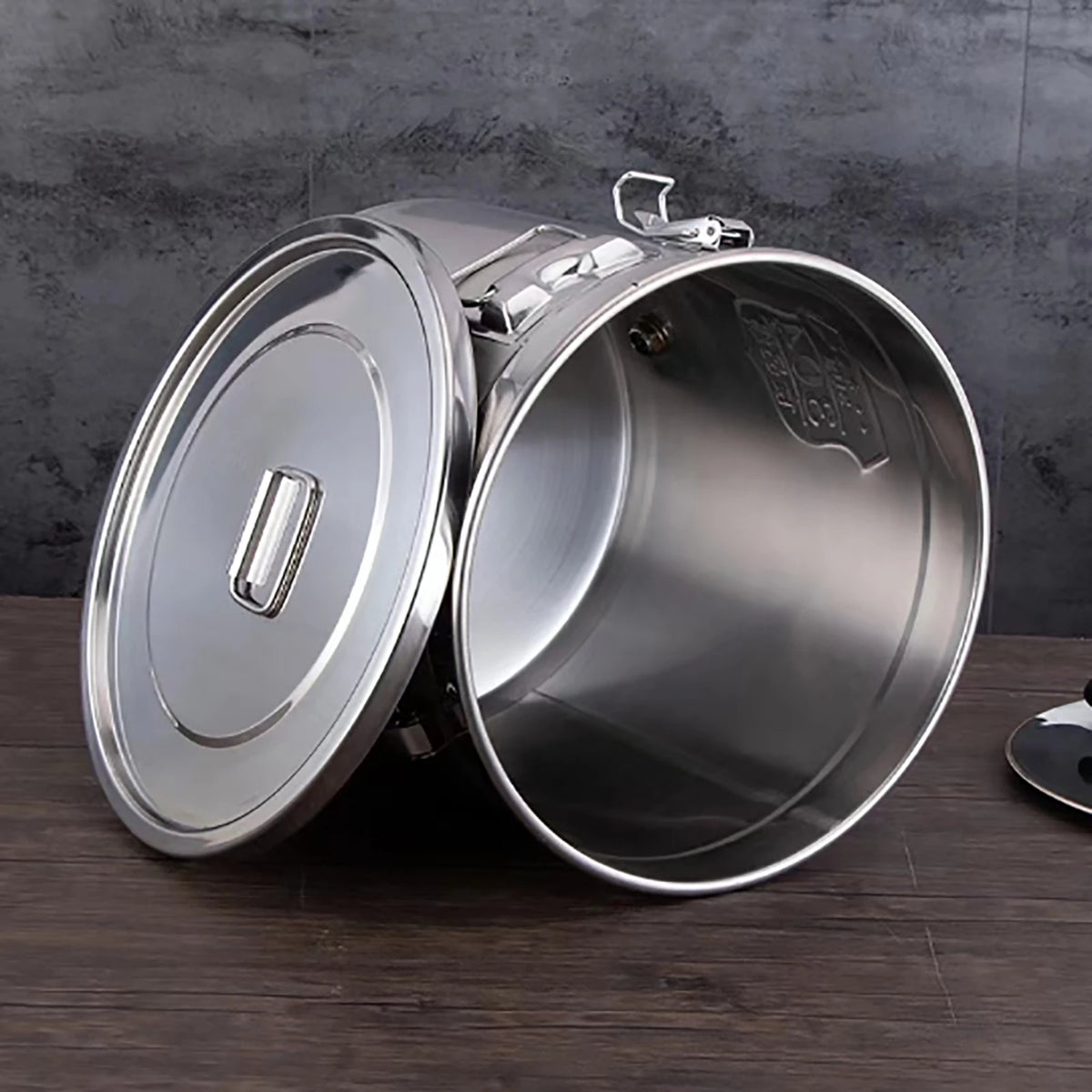 6l/12l Stainless Steel Cereal Container Rice Oil Storage