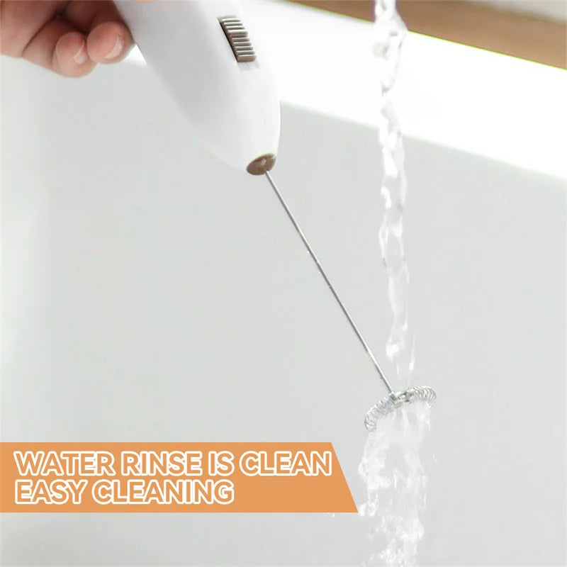 Mini Electric Whisk Foamer Blender Wireless Coffee Whisk